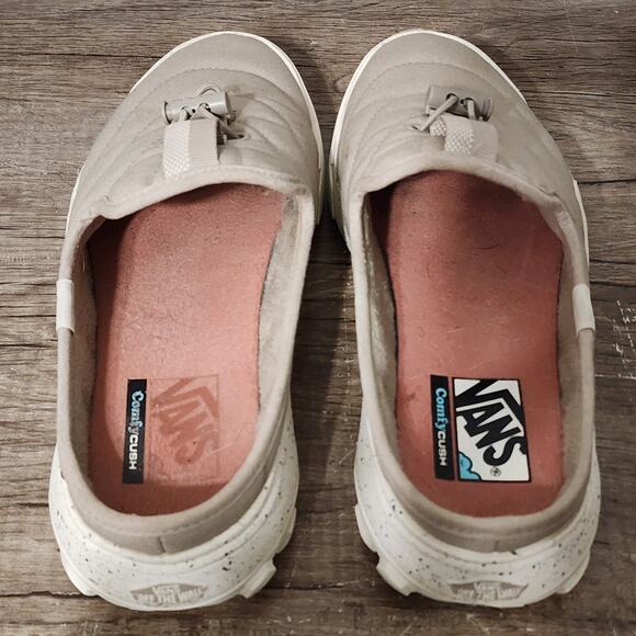 Vans Coast Women's Slip-On Mules Shoes Sneakers Size 9 Cobblestone - Picture 8 of 11